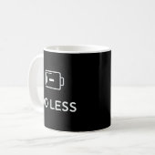DO LESS Minimal Quote – Simple Lifestyle Design Koffiemok (Voorkant links)