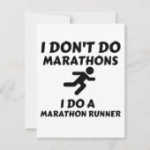 DO MARATHON RUNNER BEDANKKAART (Voorkant)