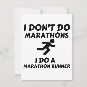 DO MARATHON RUNNER BEDANKKAART