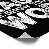 Do Math Not Magic Show Your Work Funny Math Back T Poster (Hoek)