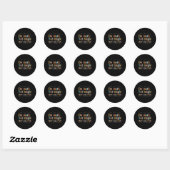 Do Math Not Magic Show Your Work Funny Maths Teach Ronde Sticker (Vel)