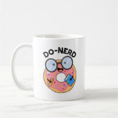 Do-nerd Funny Nerdy Donut Pun Koffiemok (Links)