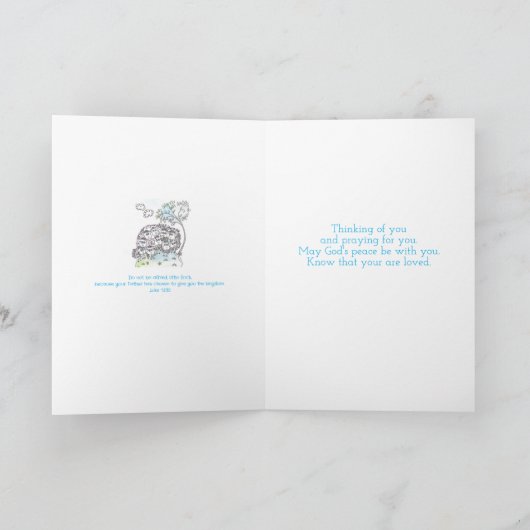 Do Not Be Afraid Little Flock Kaart (Binnen)