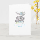 Do Not Be Afraid Little Flock Kaart (Gele Bloem)