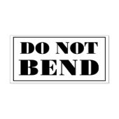 Do Not Bend Artwork Paper Envelope Message Rubberstempel (Afrduk)