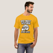 Do Not Disturb Before Coffee Introvert T-Shirt (Voorkant volledig)