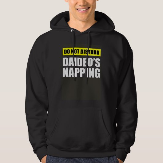 Do Not Disturb Daideo s Napping Hoodie (Voorkant)