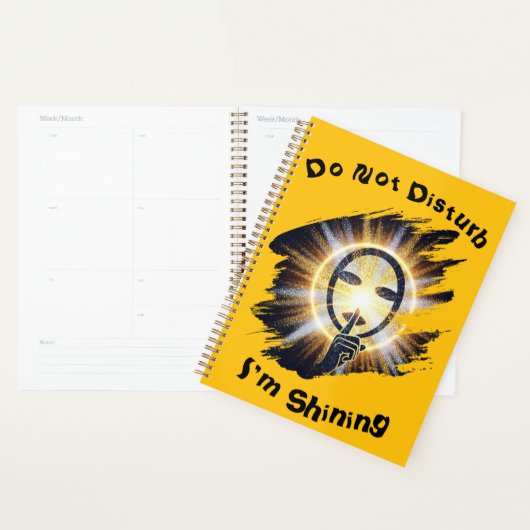  Do Not Disturb, Estoy brillando Planner (Display)