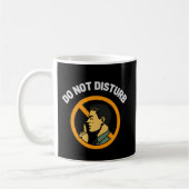 Do Not Disturb Focus Mug – Quiet Workspace Warning Koffiemok (Links)