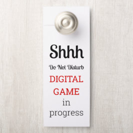 Do Not Disturb Game In Progress Deurhanger
