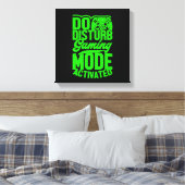Do Not Disturb-gamemodus geactiveerde canvasprint Canvas Afdruk (Insitu (Slaapkamer))