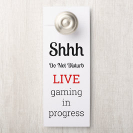 Do Not Disturb Gaming In Progress Deurhanger