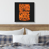 Do Not Disturb Gaming Mode Geactiveerde Canvasprin Canvas Afdruk (Insitu (Slaapkamer))