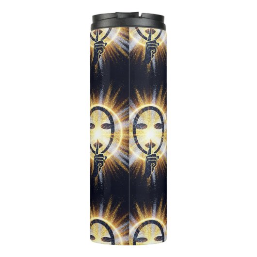 Do Not Disturb, I'm Shining Thermosbeker (Achterkant)