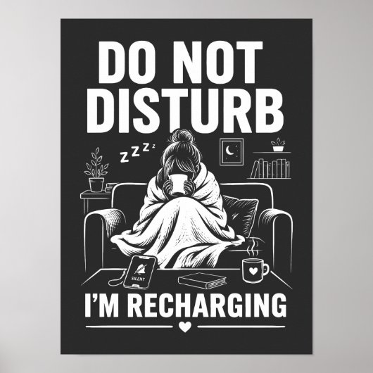 Do Not Disturb Introvert Mode Poster (Voorkant)