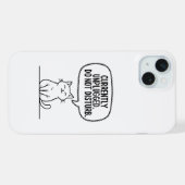 Do Not Disturb  iPhone Hoesje (Achterkant horizontaal)