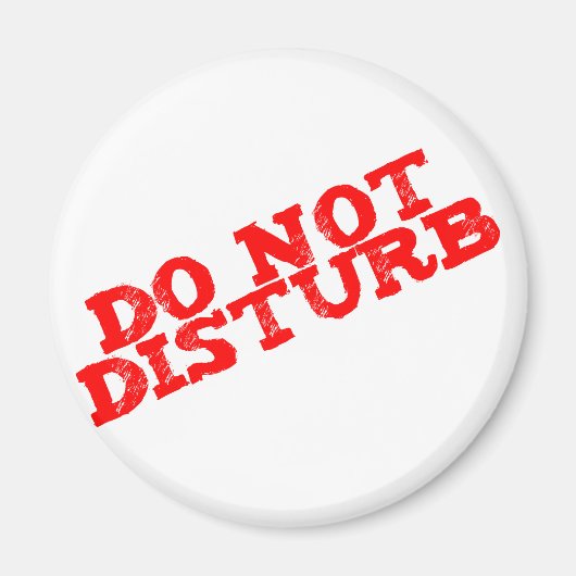 do not disturb magneet (Voorkant)