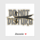 Do Not Disturb – Peaceful Solitude Boat Design Sticker (Vel)