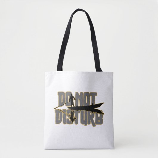 Do Not Disturb Peaceful Solitude Tote Bag (Voorkant)