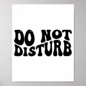 Do Not Disturb Poster (Voorkant)
