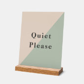 Do Not Disturb Quiet Please Productivity Acryl Bord (Hoek)