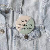 Do Not Disturb Quiet Please Productivity Ronde Button 7,6 Cm (In situ)