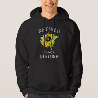 Do Not Disturb  Retirement  For Women Retired Cat Hoodie