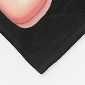 Do Not Disturb Wiener Dog Funny Dachshund Pajamas Fleece Deken (Hoek)