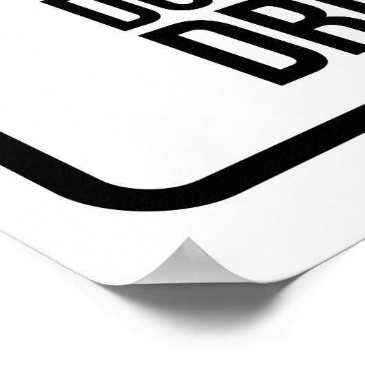 Do not drop poster (Hoek)