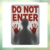 👉 DO NOT ENTER Halloween Raamsticker (Vel 3)
