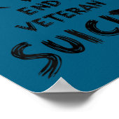 Do Not Give In To The War Within End Veteran Suici Poster (Hoek)