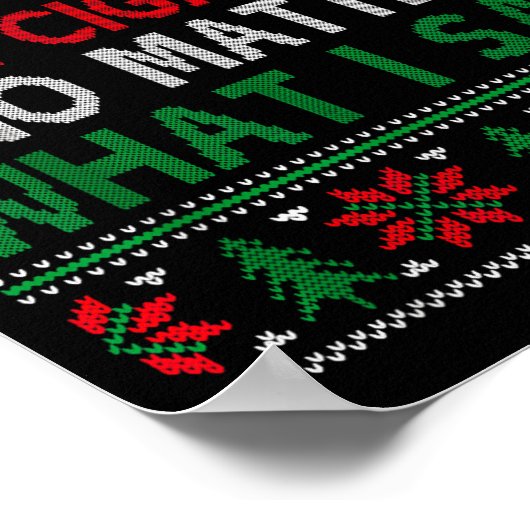 Do Not Give Me Cigarette No What I Say Ugly Christ Poster (Hoek)