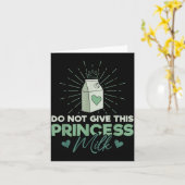 Do Not Give This Princess Milk - Dairy Lactose Kaart (Gele Bloem)
