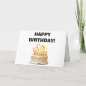 DO NOT LOOK BIRTHDAY CARD KAART (Achterkant)