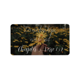 do not lose hope nor be sad etiket