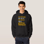 Do Not Make Me Use By Bus Driver Voice School Bus  Hoodie (Voorkant volledig)