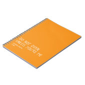 Do Not Open Unless You’re Me Notebook – Funny  Notitieboek (Linkerzijde)
