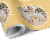 Do Not Open Until Christmas Gold Cadeaupapier (Rol Hoek)