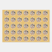 Do Not Open Until Christmas Gold Inpakpapier Vel (Voorkant 2)