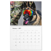 "DO NOT PET" - Amerikaanse militaire werkkalender Kalender (Feb 2027)