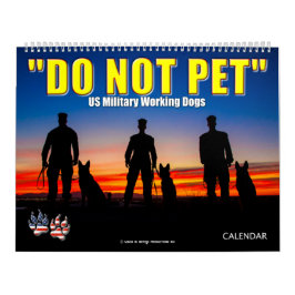 "DO NOT PET" - Amerikaanse militaire werkkalender Kalender