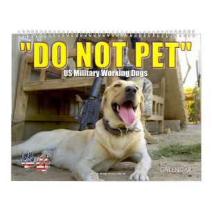 "DO NOT PET" - Amerikaanse militaire werkkalender Kalender