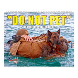 "DO NOT PET" - Amerikaanse militaire werkkalender Kalender