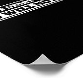 Do Not Start With-me You Will Not Win Funny Quote  Poster (Hoek)