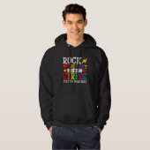 Do Not Stress Just Do Your Best Rock The Testing D Hoodie (Voorkant volledig)