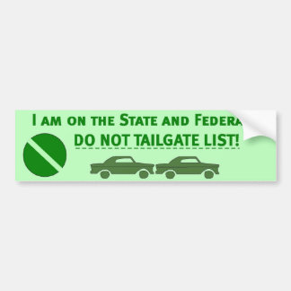 DO_NOT_TAILGATE BUMPERSTICKER