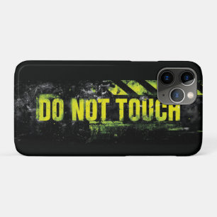"Do Not Touch" Grunge waarschuwingsbord Case-Mate iPhone Case