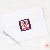 do not touch vierkante sticker (Envelop)