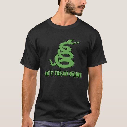 Do not Tread On Me Poisonous Snakes T-shirt (Voorkant)