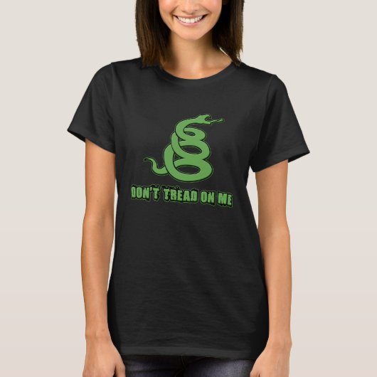 Do not Tread On Me Poisonous Snakes T-shirt (Voorkant)